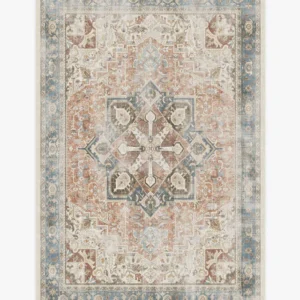 Kamran Coral Orange Rug