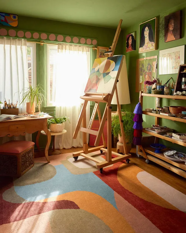 Sonia Terra & Sage Flatwoven Rug