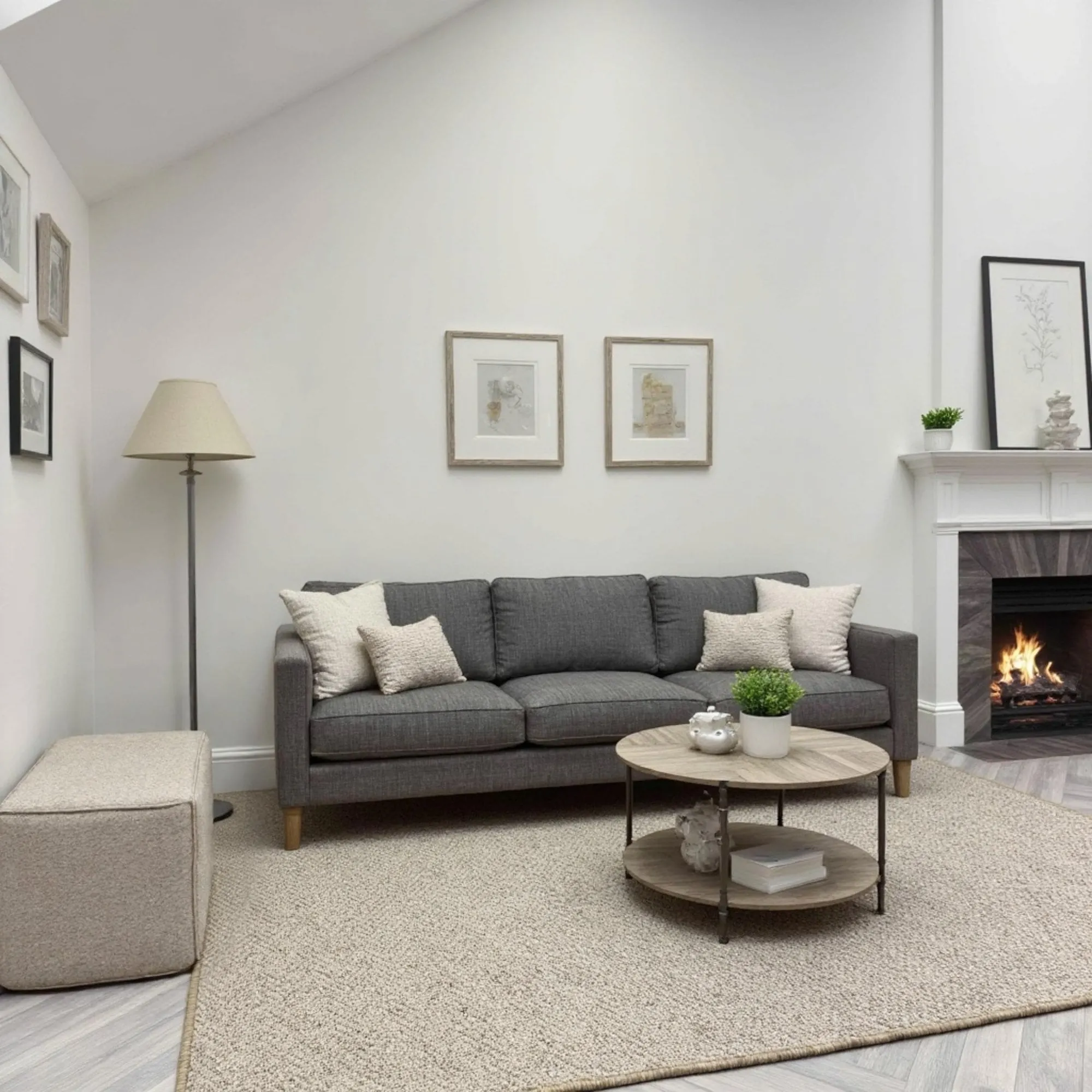 Country Herringbone Berber Custom Rug