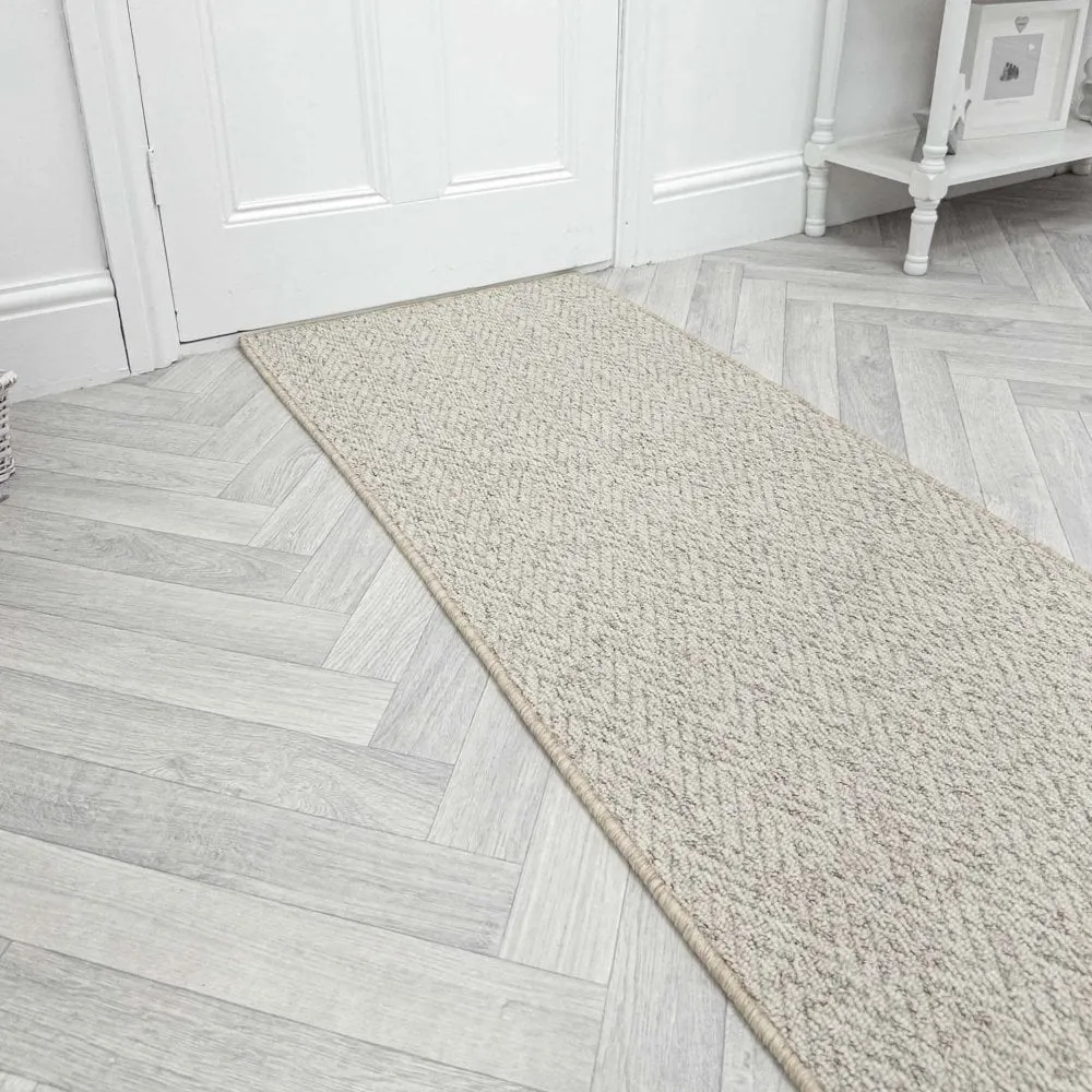 Country Herringbone Berber Hall Runner