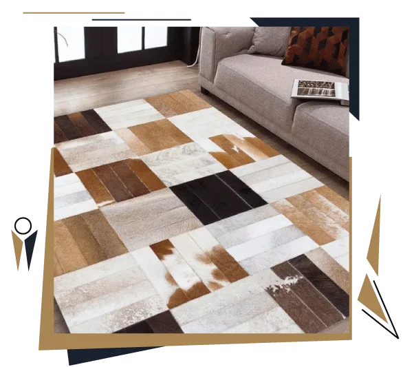 Cowhide Leather Floor Rugs