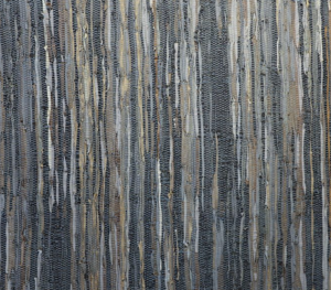 LR-22 Multi Blue Leather Rugs