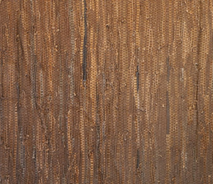 LR-30 - Brown Leather Rugs