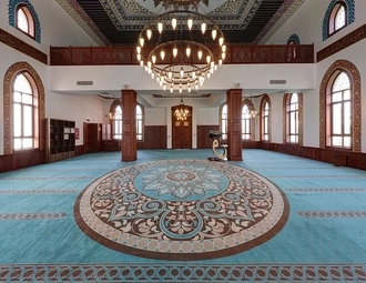 Center Patterned Mosque Carpets