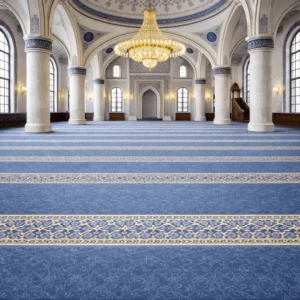 Noor Sky Blue Mosque Carpet