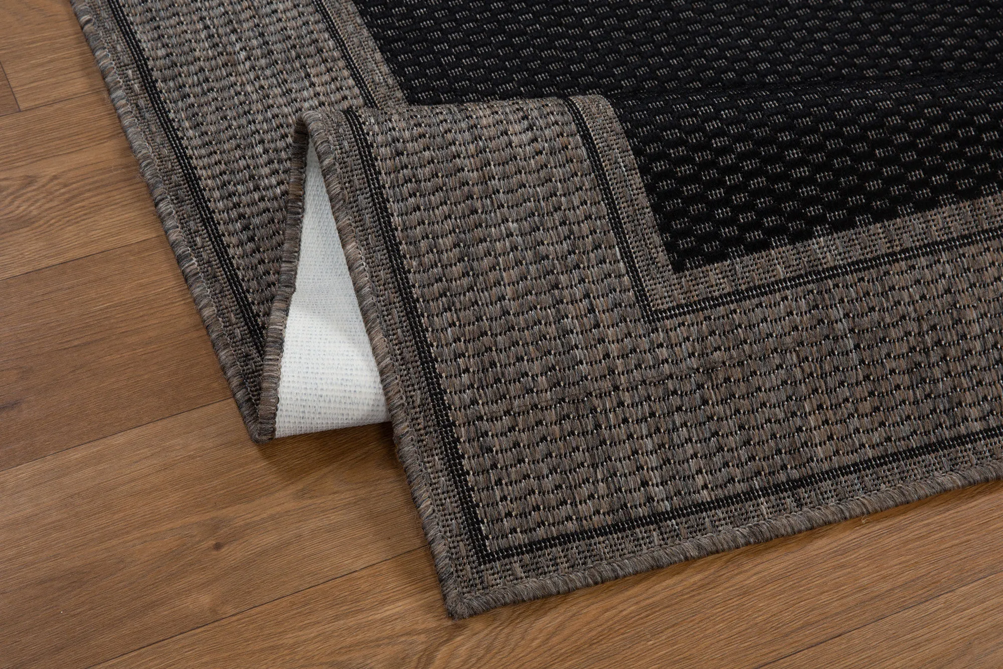 Soleil Beige Border Flatweave Rug - Image 6