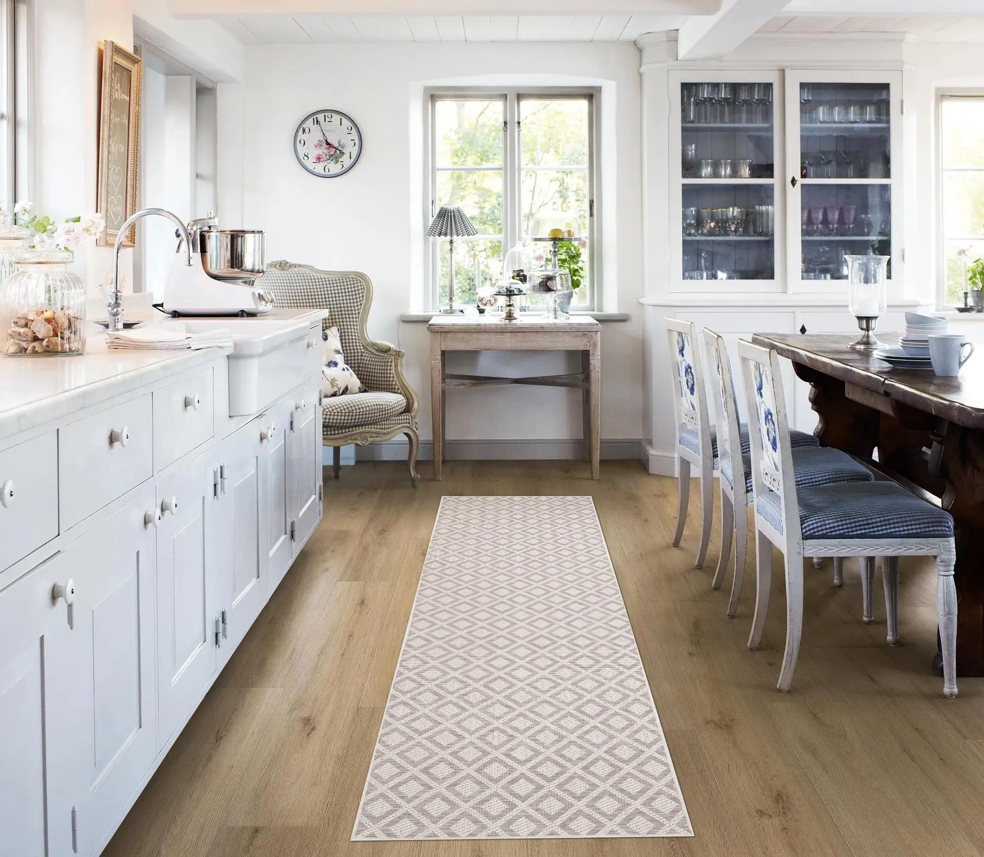 Mateo Geometric Flatweave Rug - Image 3