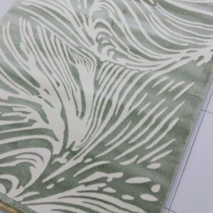 Modern Abstract Green Rug