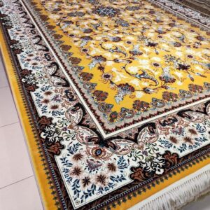Golden Bloom Persian Rug