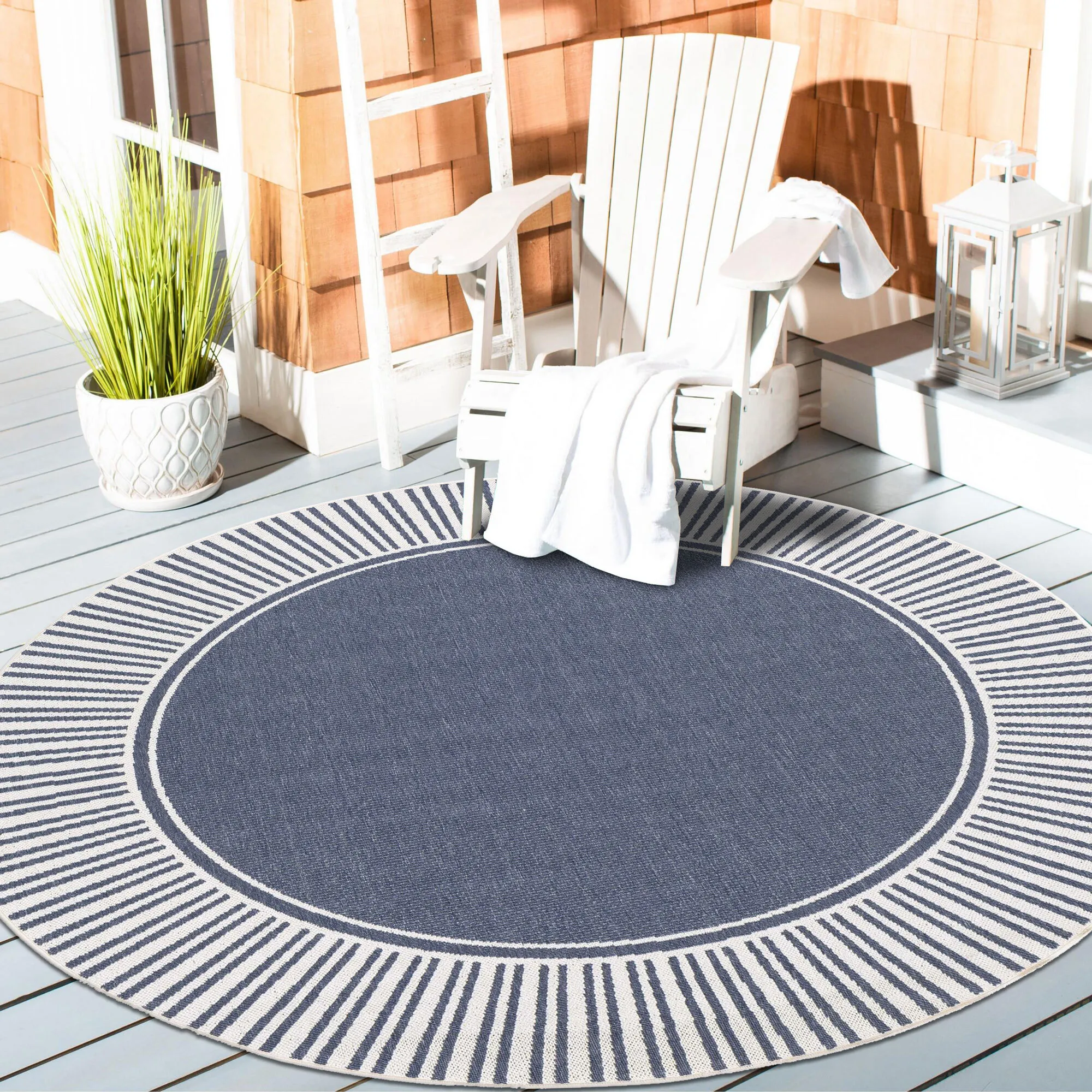 Ambient Blue Indoor Outdoor Rug - Image 4