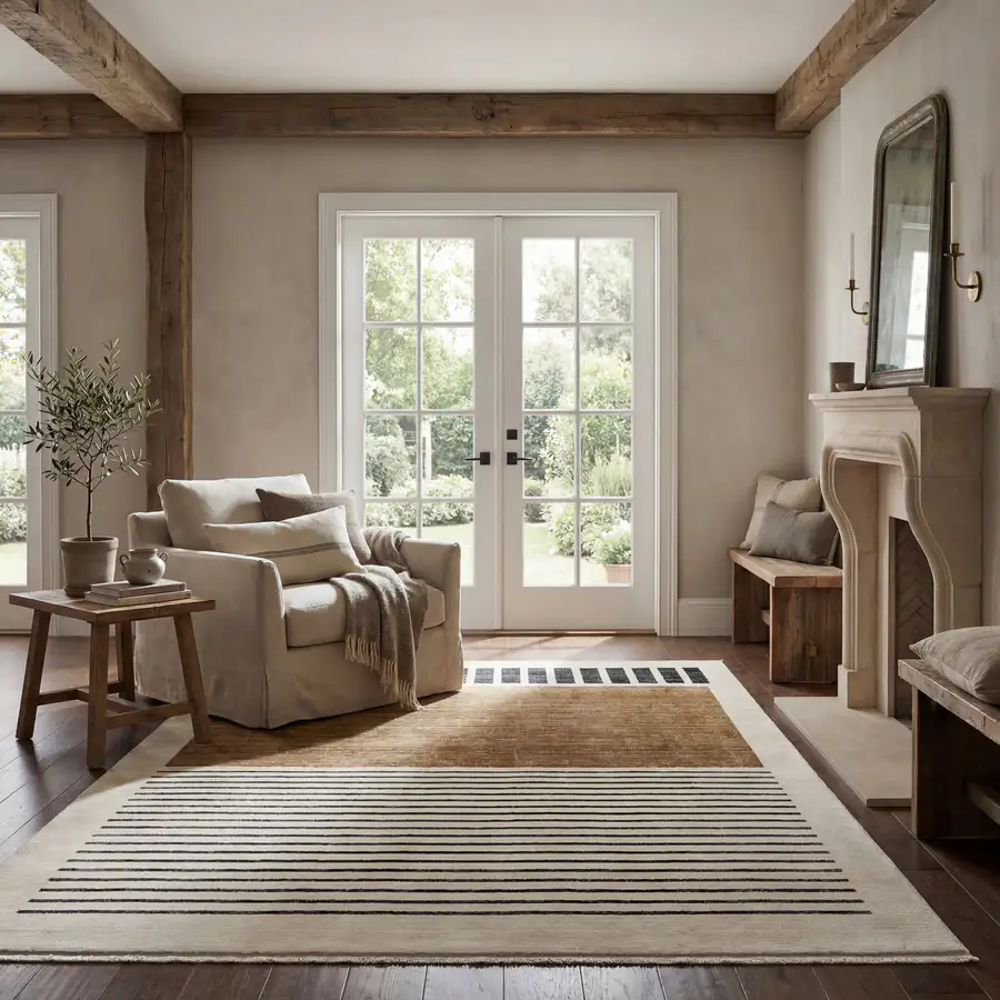 Anette Block Striped Rug
