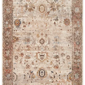 Antique Oushak Ivory Rug
