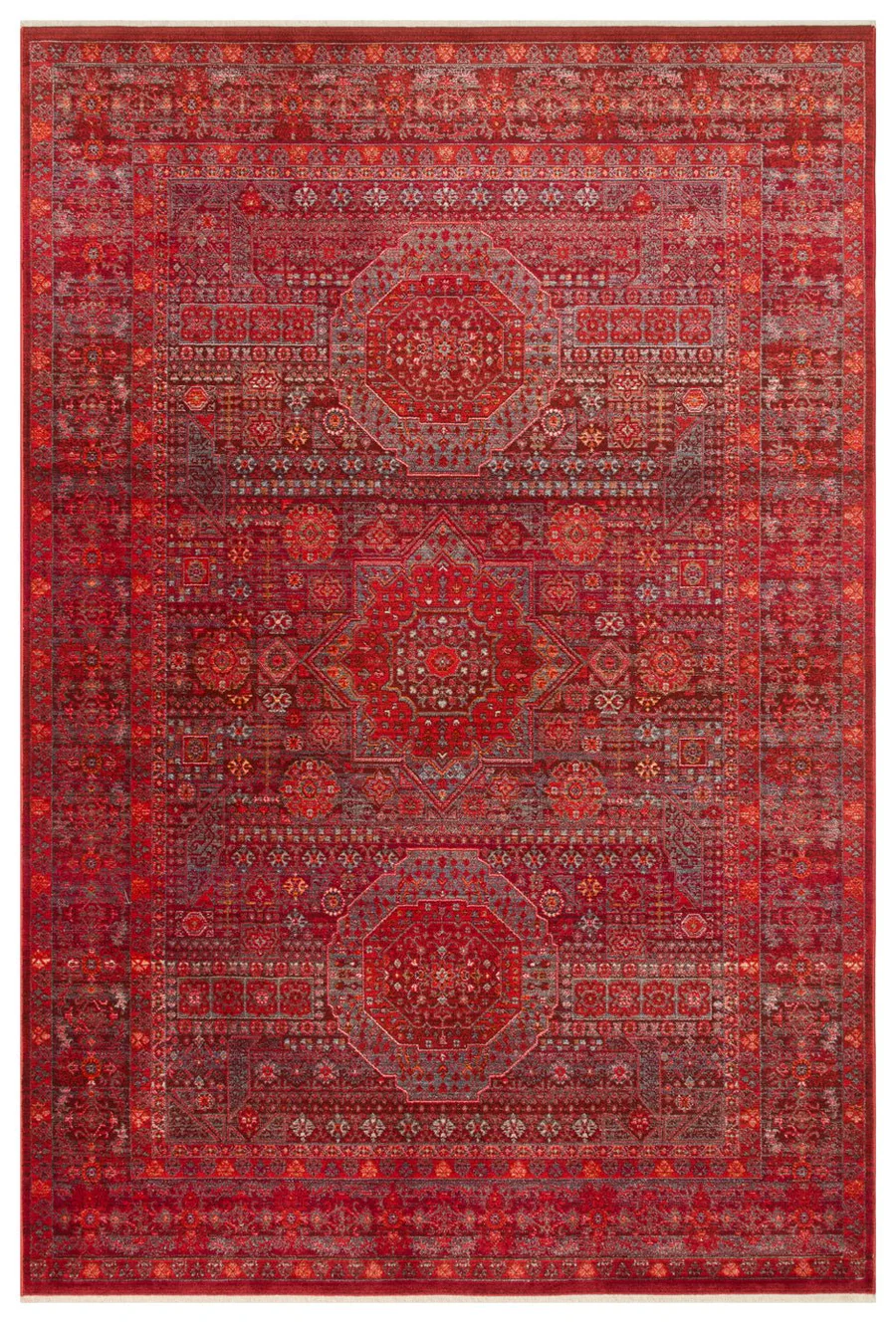 Antique Serapi Red Turkish Rug