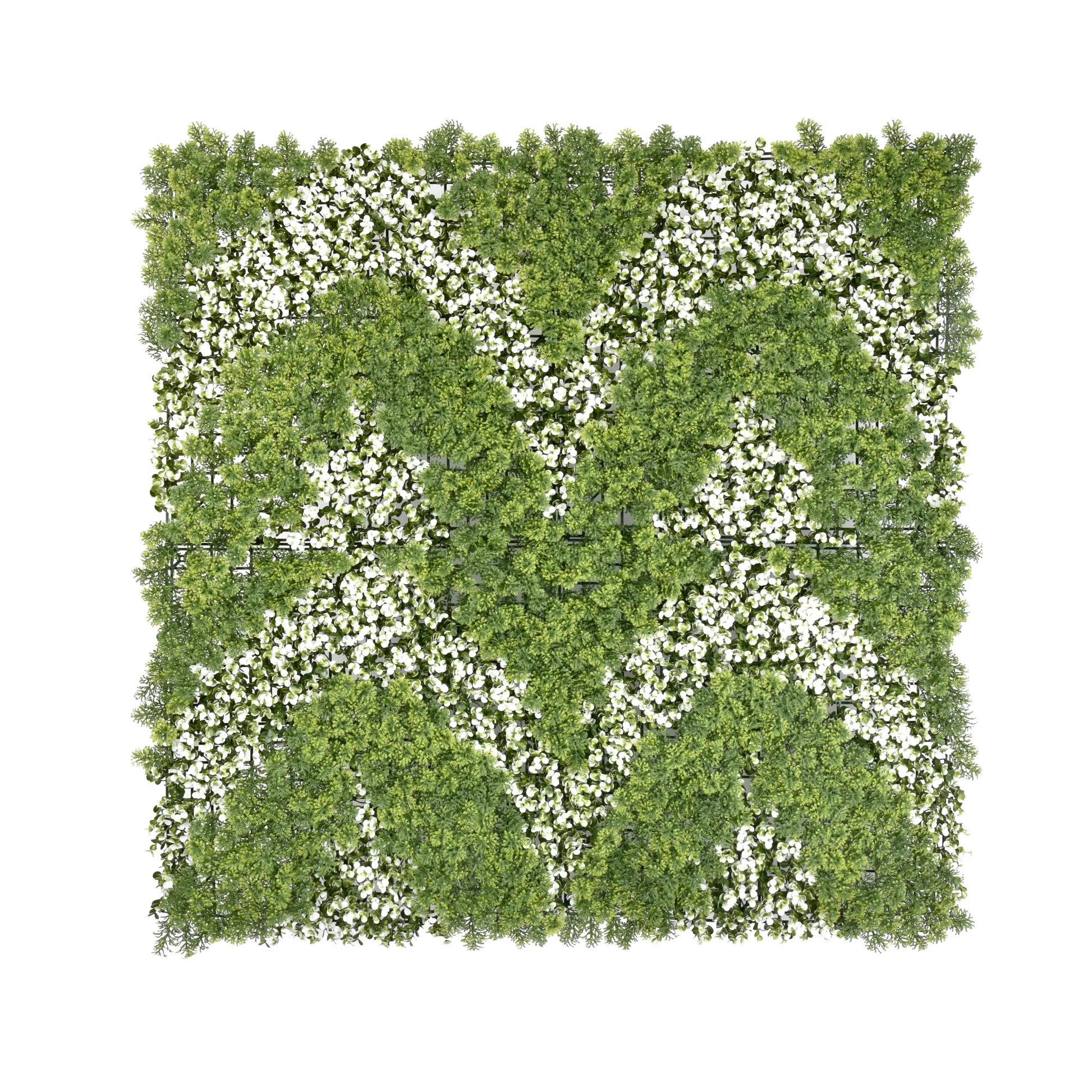 Chevron 1m x 1m Artificial Living Wall