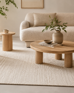 Cotton Rugs Dubai in Minimalist Living Room