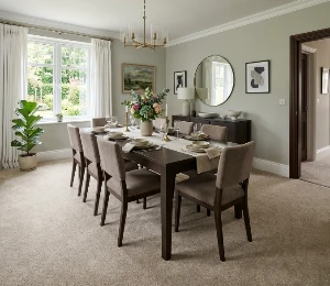 Dining Room Wall Carpet