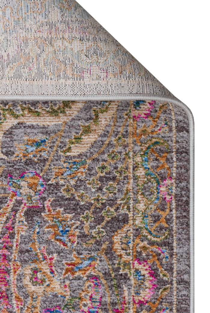 Faded Jewel Tapestry Turkish Rug - Image 3