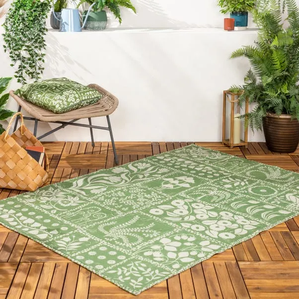 Forage Garden Washable Rug