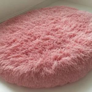 Pink Round Rug