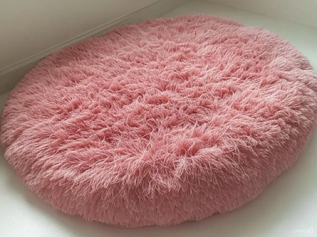 Pink Round Rug