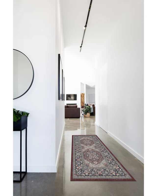 Hendesi Heriz Bordeaux Rug