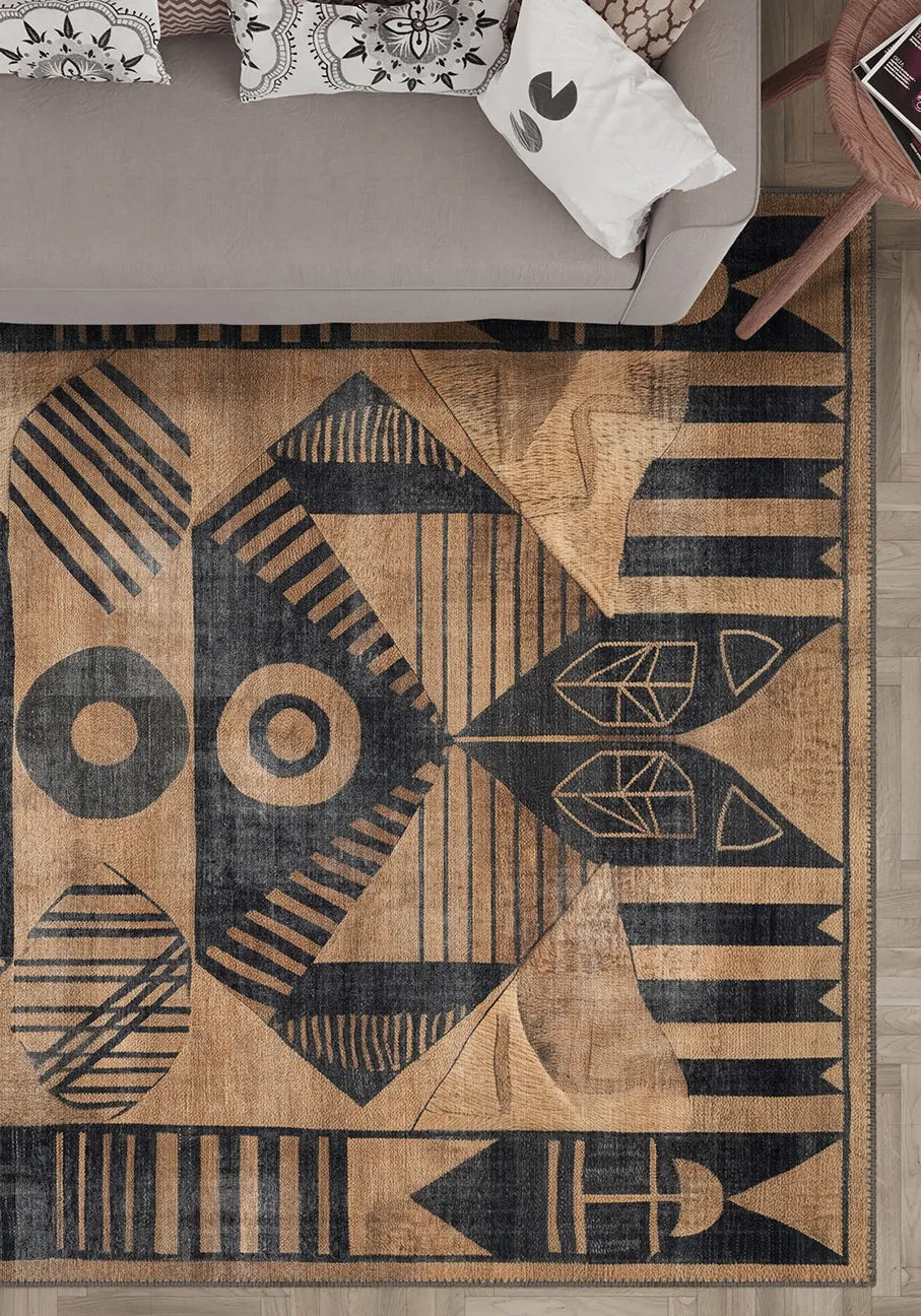 Ignatius Aztec Brown Rug