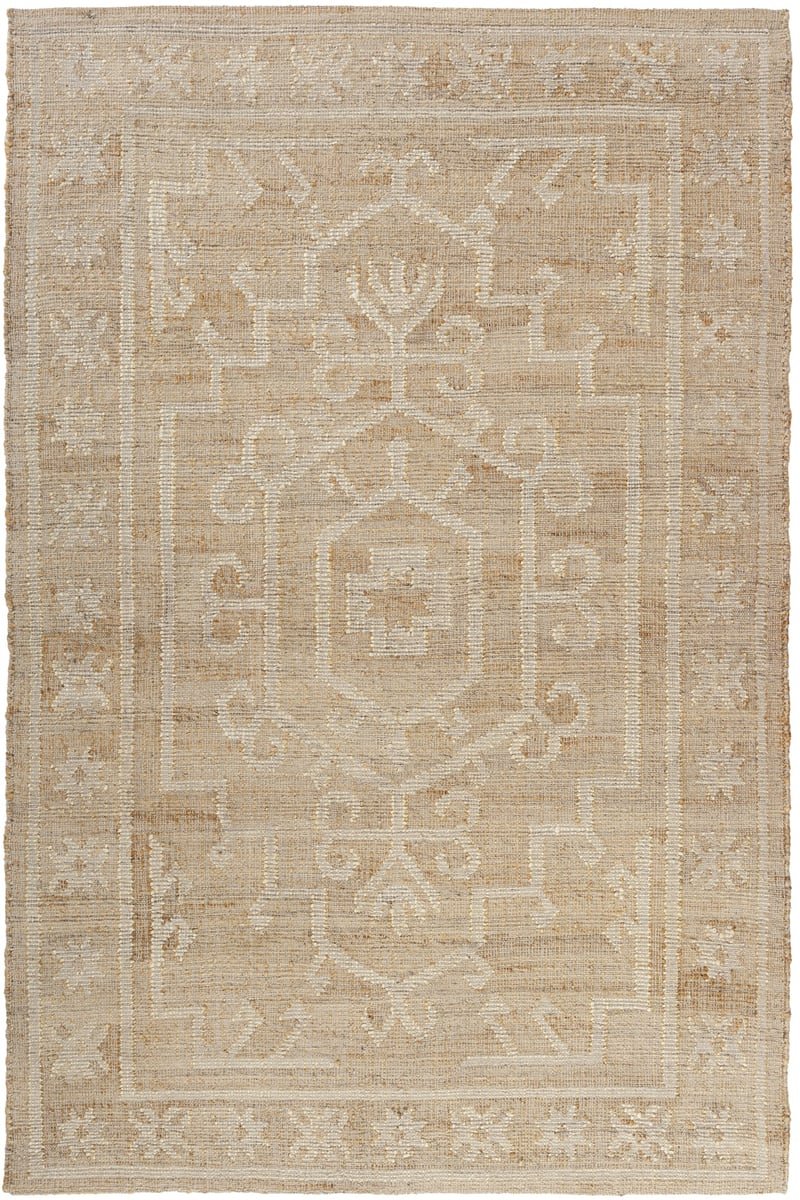 Ivory Jute Cotton Handwoven Area Rug - Image 2