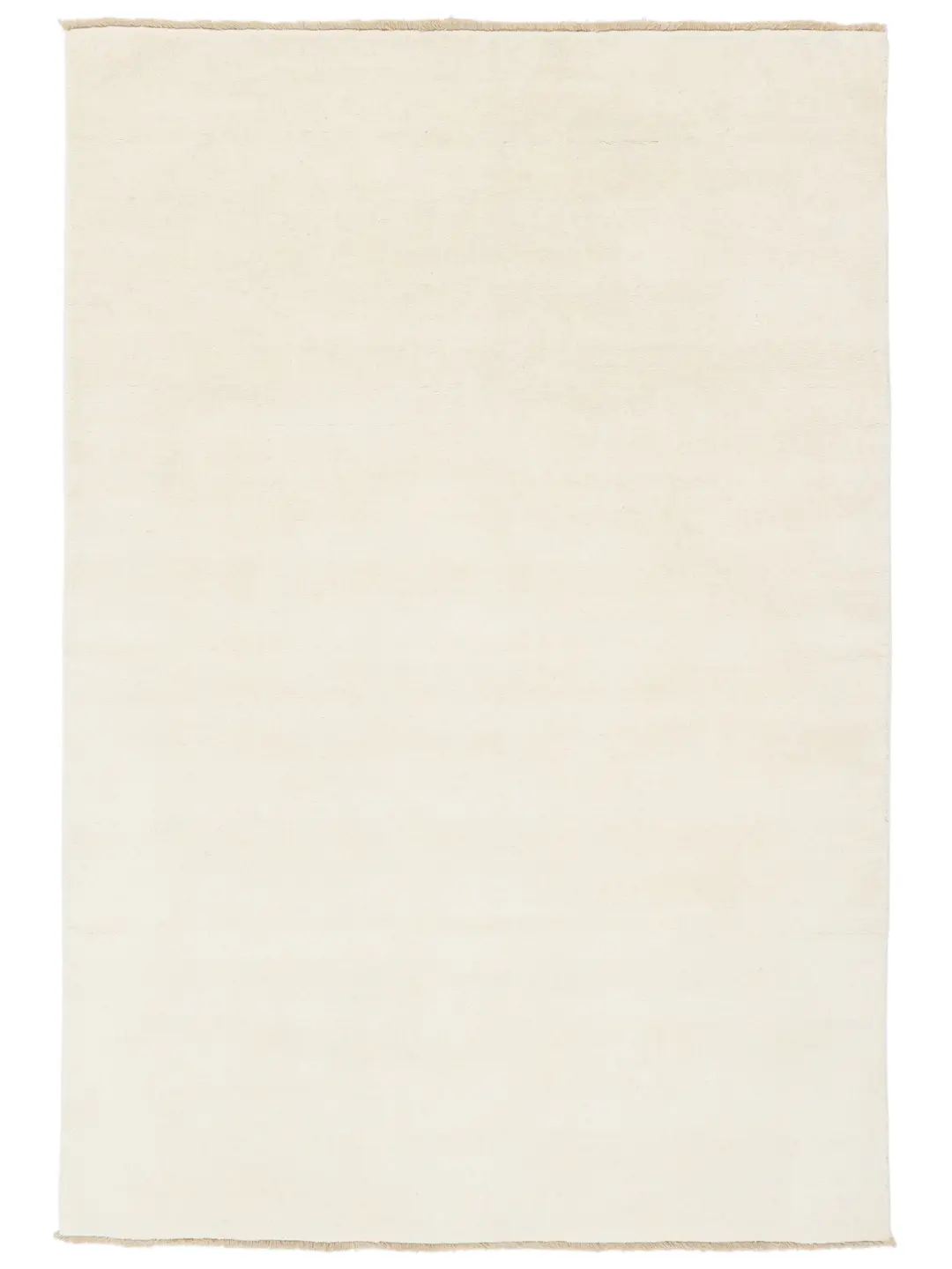 Ivory White Wool rug