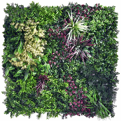 Jungle 1m x 1m Artificial Living Wall Panel