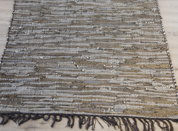 LR-14 Multi Brown Leather Rugs