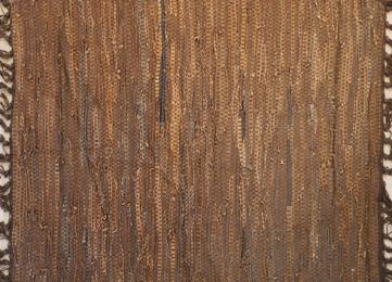 LR-30 - Brown Leather Rugs