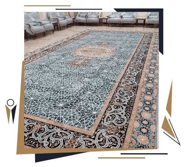 Luxury Persian Rug in a Luxrious Room
