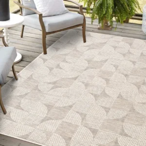 Mateo Geometric Flatweave Rug