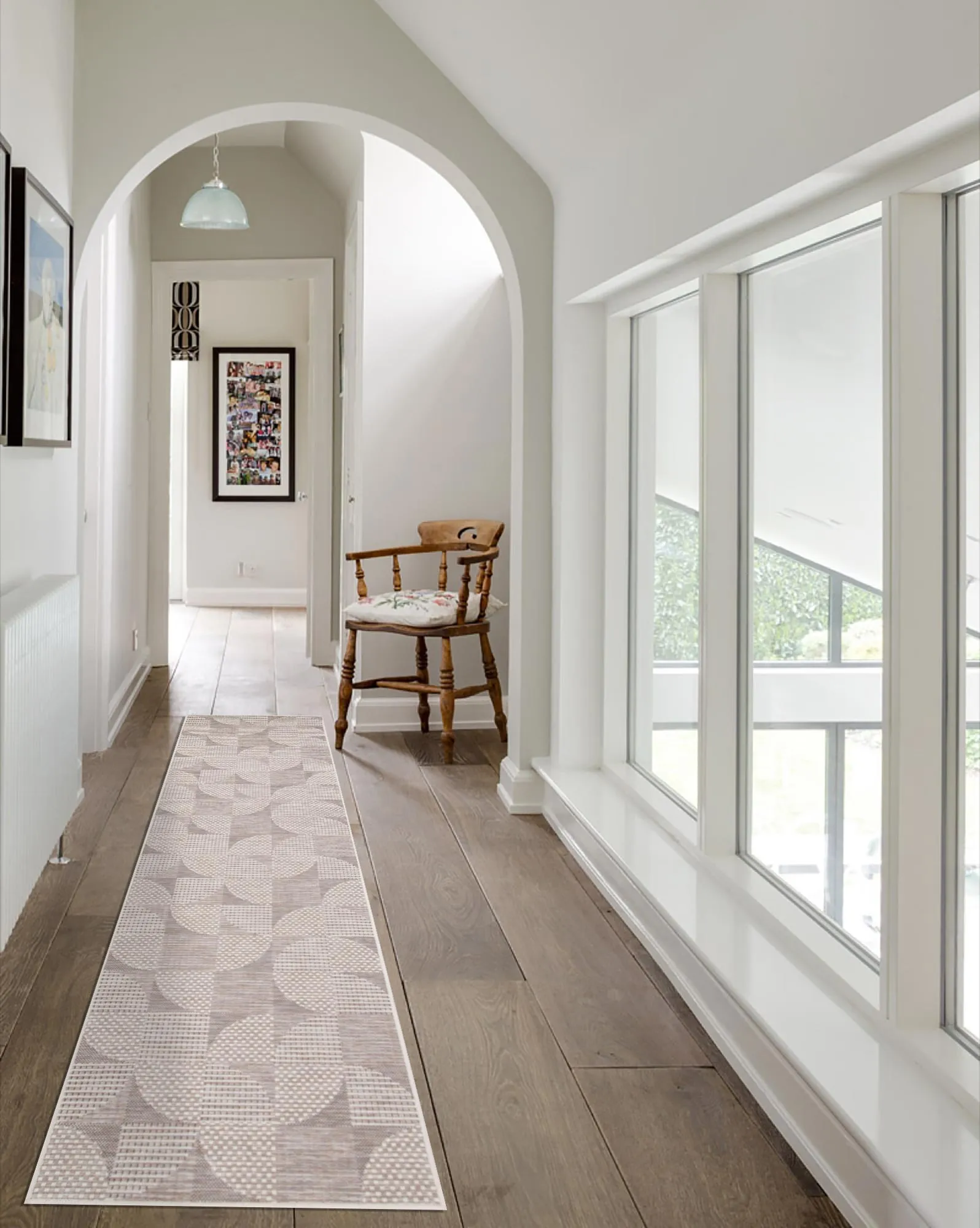 Mateo Geometric Flatweave Rug - Image 3