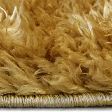 Ochre Lagom Thick Fluffy Rug