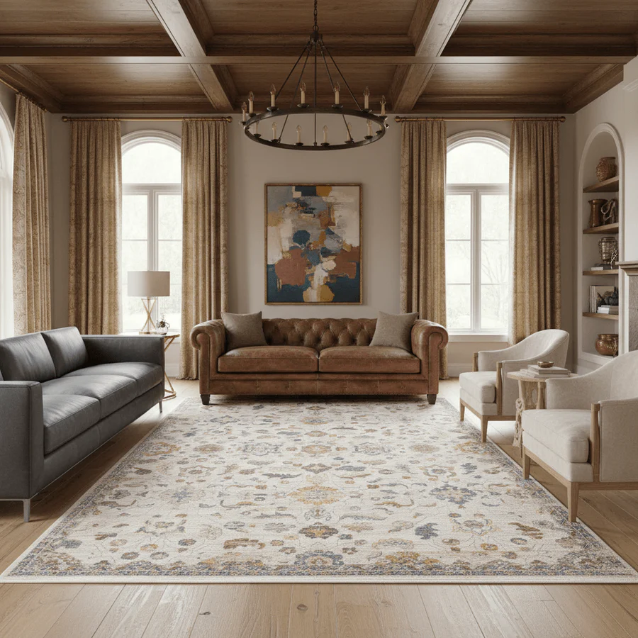 Ottoman Garden Turkish Rug - Image 3