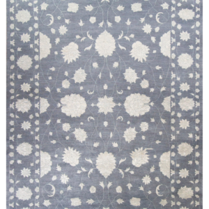 Punja Grey Wool & Silk Hand