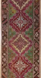 R5345 Antique Turkish Mujur Carpet Runner