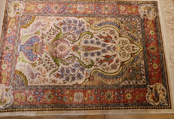 R5363 Turkish Hereke Silk Rug - Image 2
