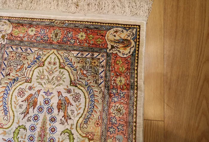R5363 Turkish Hereke Silk Rug - Image 4