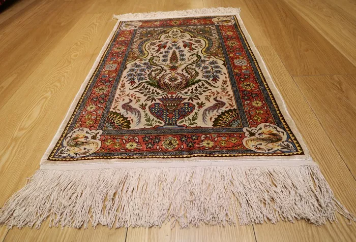 R5363 Turkish Hereke Silk Rug - Image 5