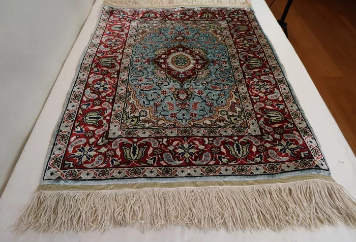 R9392 Turkish Kayseri Silk Rug - Image 6