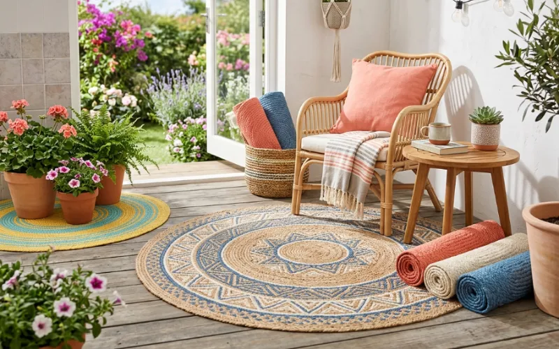Round Rugs for Small Summer