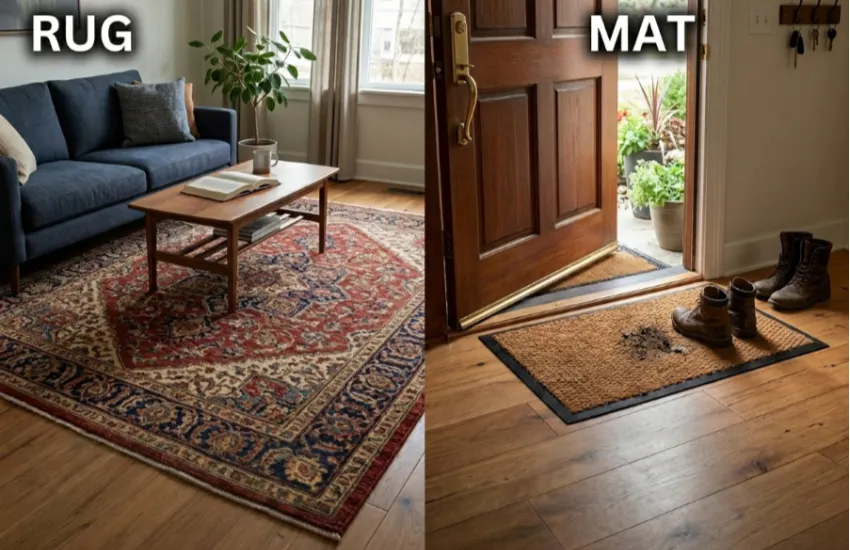 Rug vs Mat