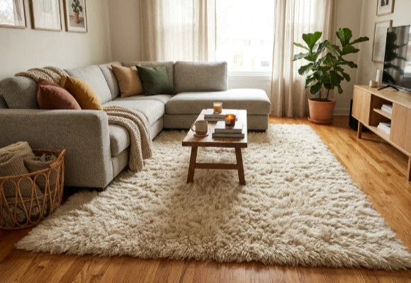 Shaggy Rugs Installation Services In Dubai