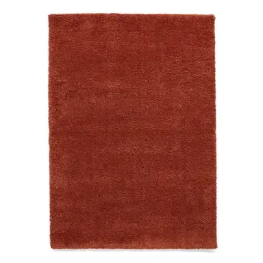 Sierra Terracotta Plain Shaggy Rug