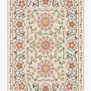 Suzani Coral Rug