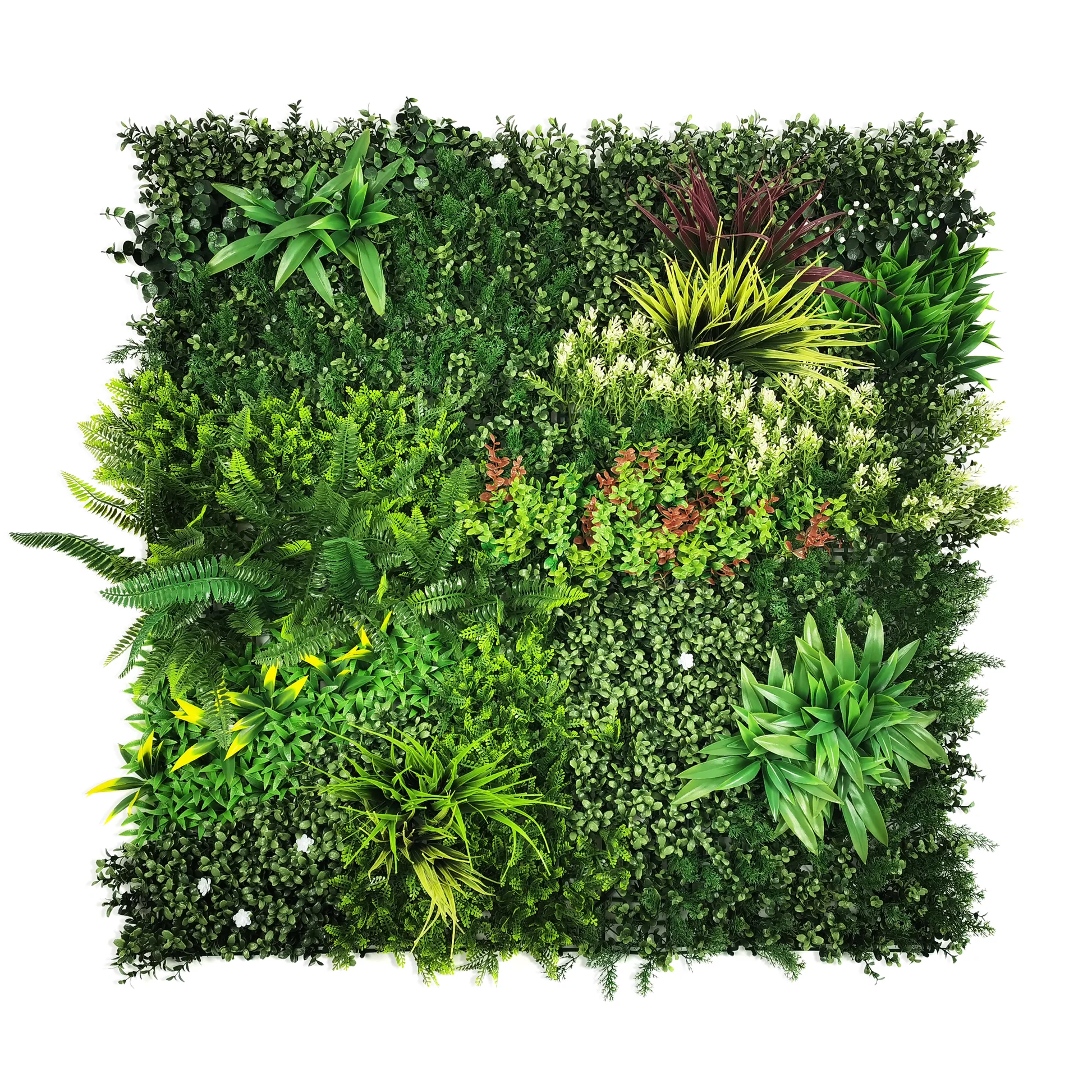 Tropical 1m x 1m Artificial Living Wall Panel
