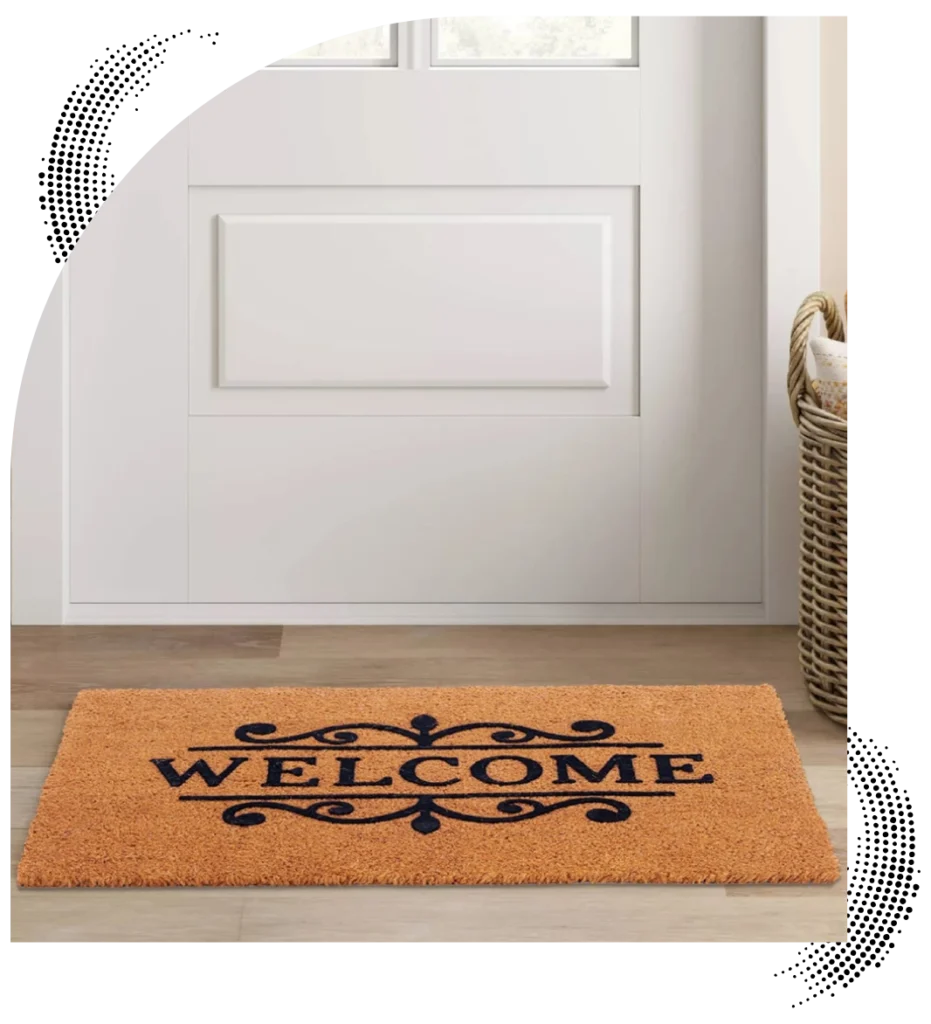 Welcome Printed Coir Mat for Enterance