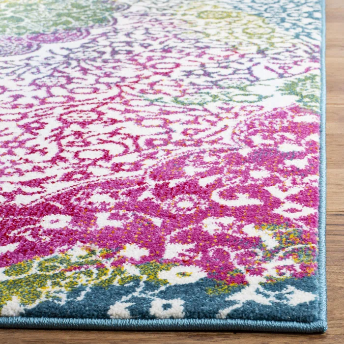 Wymore Damask Area Rug